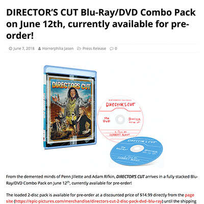 DIRECTOR’S CUT Blu-Ray/DVD Combo Pack on June 12th, currently available for pre-order!